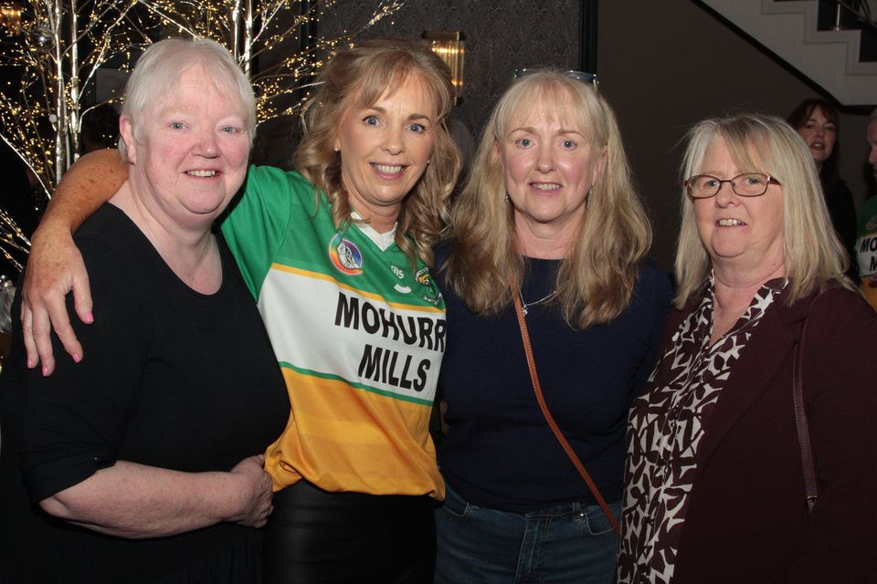 Supporters of Duffry Rovers GAA & Camogie Club presents 'Strictly Come Dancing' in the Riverside Park Hotel, Enniscorthy. Barbara Kehoe, Siobhan Jordan, Margret Doyle and Lorraine Keating.